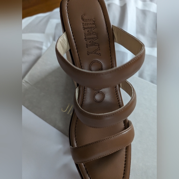 Jimmy Choo Athenia wedge sandal size 39.5 - Picture 1 of 6